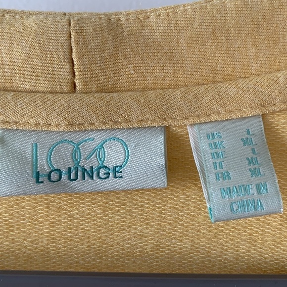 Logo Lounge by Lori Goldstein Zip Cardigan L - Picture 5 of 10